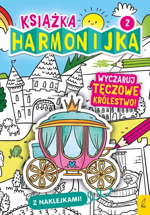 Wyczaruj tęczowe królestwo 2. Książka harmonijka