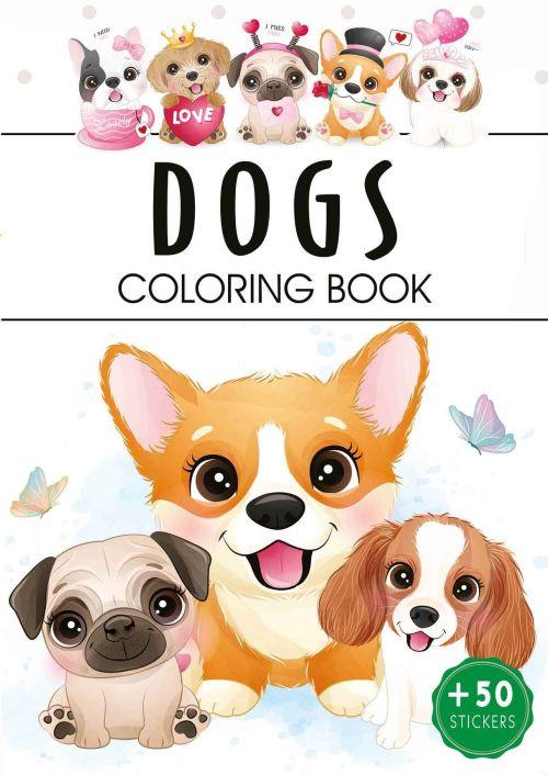 Dogs. Kolorowanka, Opracowanie zbiorowe