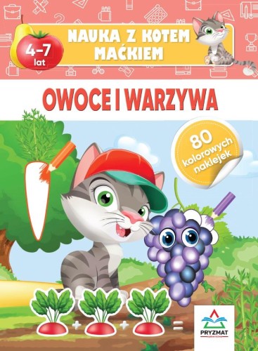 Owoce i warzywa. Nauka z kotem Maćkiem