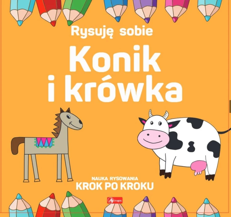 Konik i krówka. Rysuj sobie, Luba Ristujczina