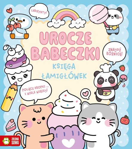 Urocze babeczki. Księga łamigłówek, Em Bruce