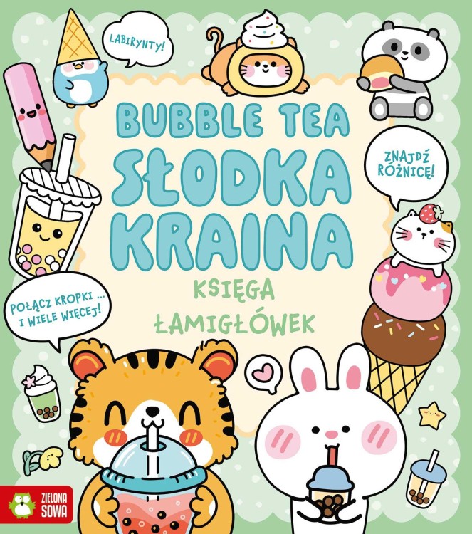 Bubble tea. Słodka kraina. Księga łamigłówek