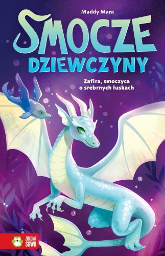 Zafira, smoczyca o srebrnych łuskach. Smocze...