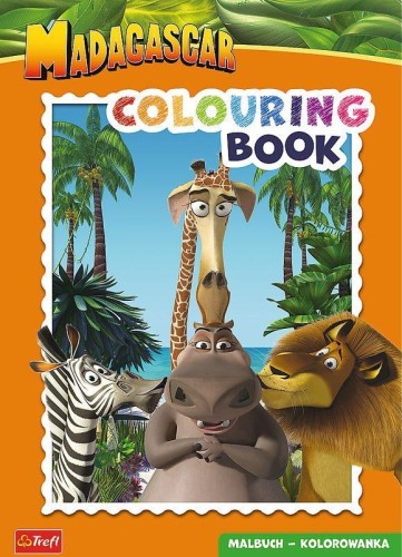 Madagaskar. Kolorowanka. Malbuch. Colouring...