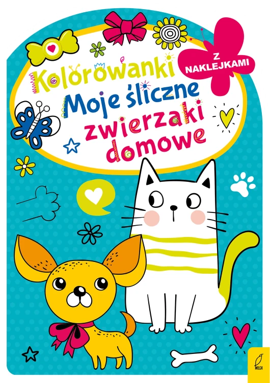 Moje śliczne zwierzaki domowe. Kolorowanka z...