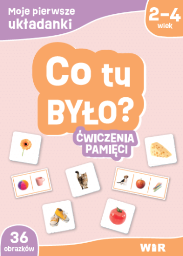 Moje pierwsze układanki Co tu było? ćwiczenia...