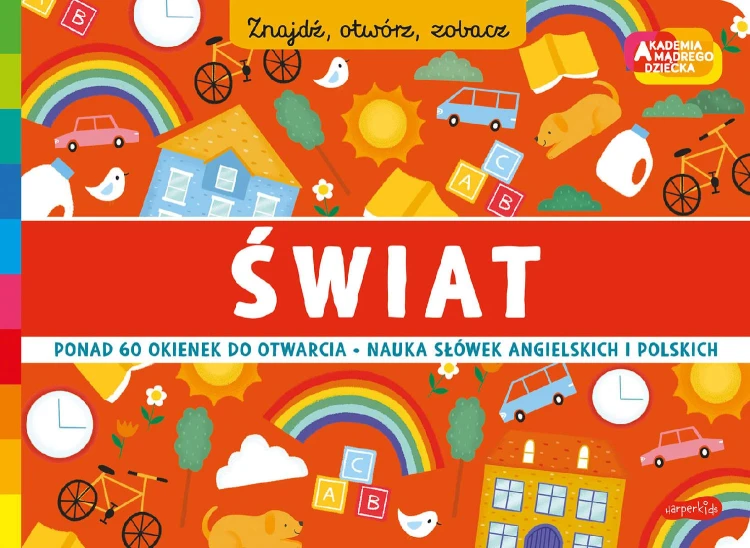 Świat. Akademia mądrego dziecka. Znajdź,...
