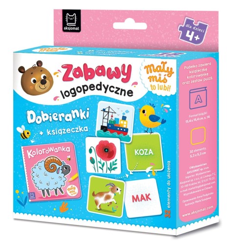 Mały miś to lubi! Zabawy logopedyczne....
