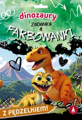 Dinozaury. Zadanka & farbowanki, Monika Ślizowska