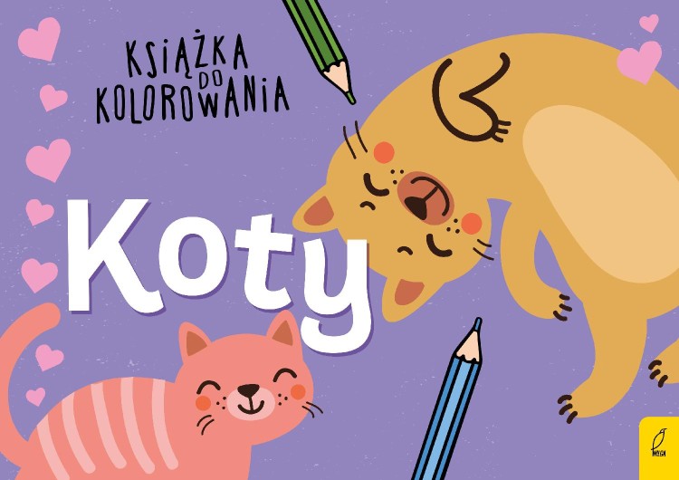 Koty. Książka do kolorowania, Opracowanie zbiorowe