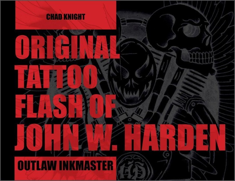 Original Tattoo Flash of John W. Harden wer....