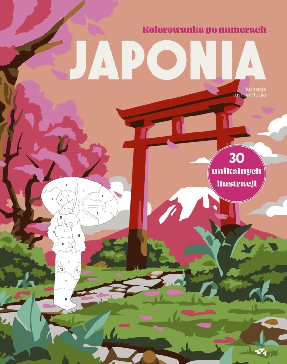 Japonia. Kolorowanka po numerach. Relacja Relaks