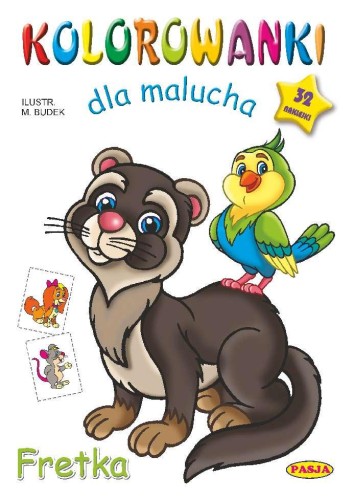 Fretka. Kolorowanki dla malucha, Mariola Budek