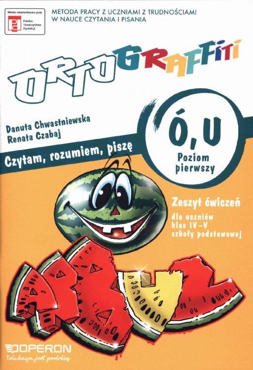Ortograffiti zeszyt ćwiczeń u ó klasa 4-5 poziom 1