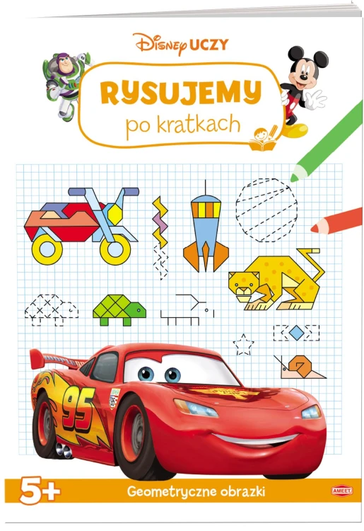 Disney uczy Mix Rysujemy po kratkach UKR-9302