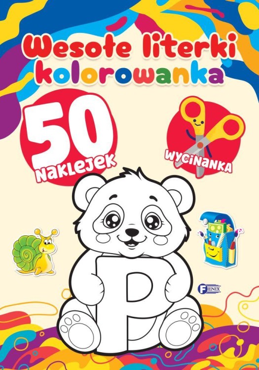 Wesołe literki. Kolorowanka, Opracowanie zbiorowe