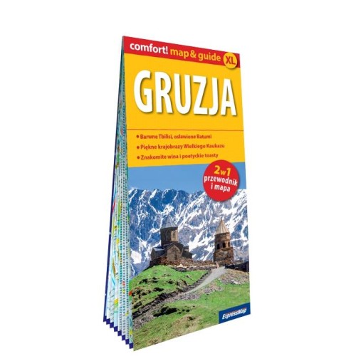 Gruzja map&guide XL PL laminat 2023