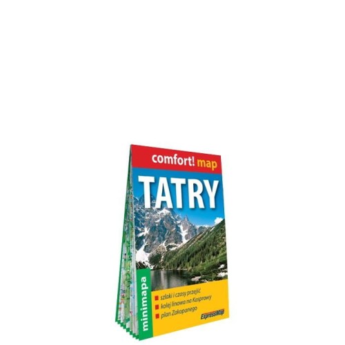 Tatry mapa turystyczna 1:80 000 + Zakopane...
