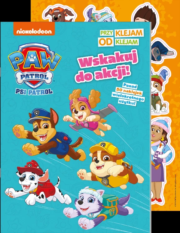 Wskakuj do akcji! Psi Patrol. Przyklejam Odklejam
