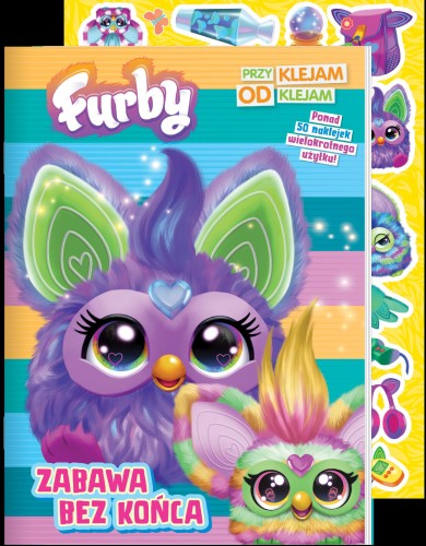 Zabawa bez końca. Furby Przyklejam Odklejam