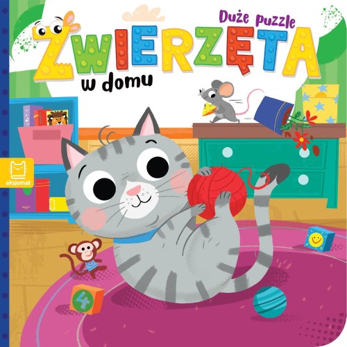 Zwierzęta w domu. Duże puzzle, Bogusław Michalec