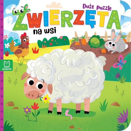 Zwierzęta na wsi. Duże puzzle, Bogusław Michalec