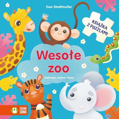 Wesołe zoo. Książka z puzzlami, Ewa Stadtmuller