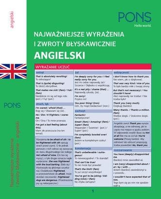 Najważniejsze wyrażenia i zwroty błyskawiczne...