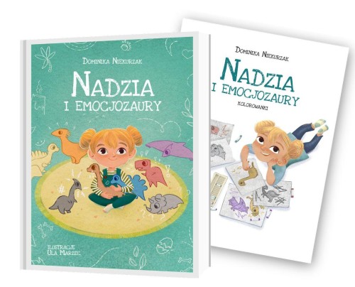Nadzia i Emocjozaury + Kolorowanka