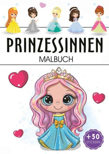 Prinzessinnen. Kolorowanka, Opracowanie zbiorowe