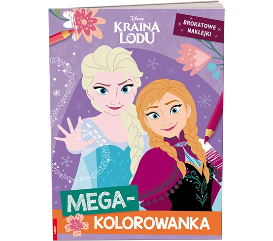 Kraina Lodu mega kolorowanka brokatowe...