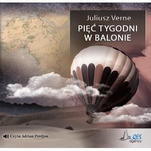 CD MP3 Pięć tygodni w balonie, Juliusz Verne
