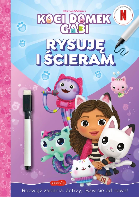 Rysuję i ścieram. Koci Domek Gabi