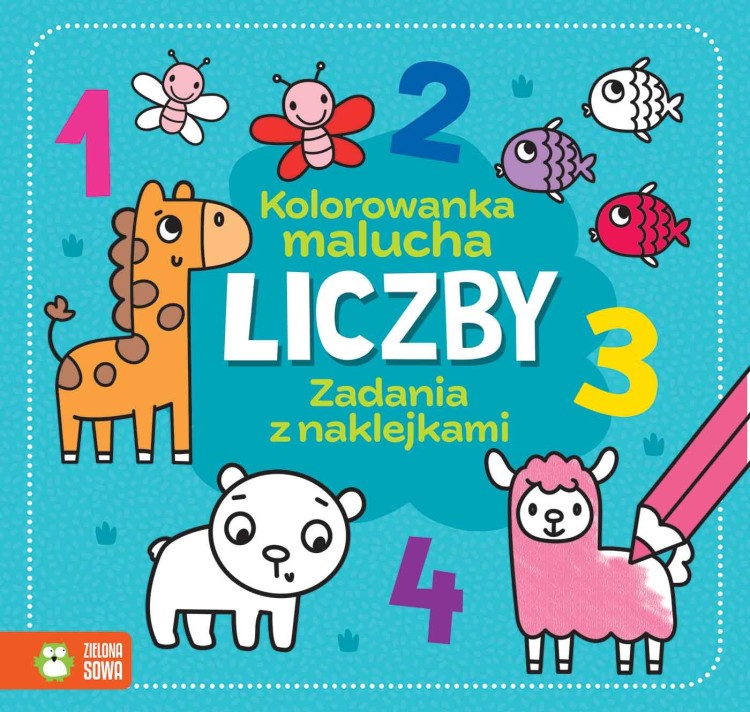Liczby. Kolorowanka malucha, Opracowanie zbiorowe