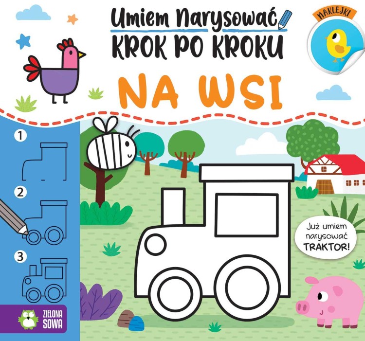 Na wsi. Umiem narysować krok po kroku
