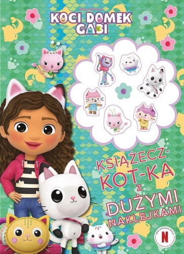 Książecz-kot-ka z dużymi naklejkami. Koci...