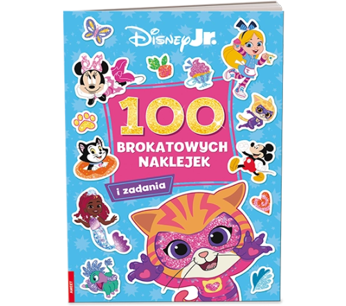 Disney Mix 100 brokatowych naklejek NB-9112