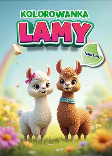 Lamy z naklejkami. Kolorowanka, Maciej Ratajczyk