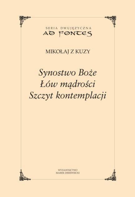 Synostwo Boże, Łów mądrości, Szczyt kontemplacji