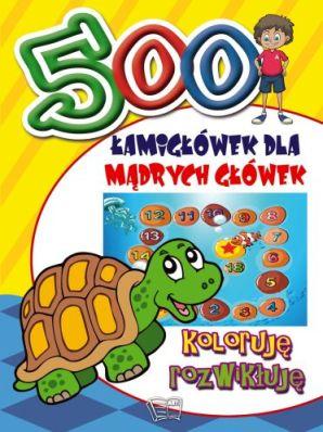 Koloruję rozwikłuję 500 łamigłówek dla mądrych...