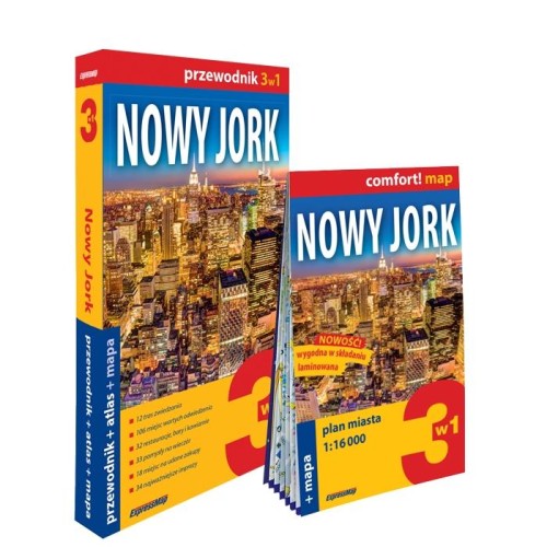 Nowy Jork zestaw przewodnikowy 3w1 2024