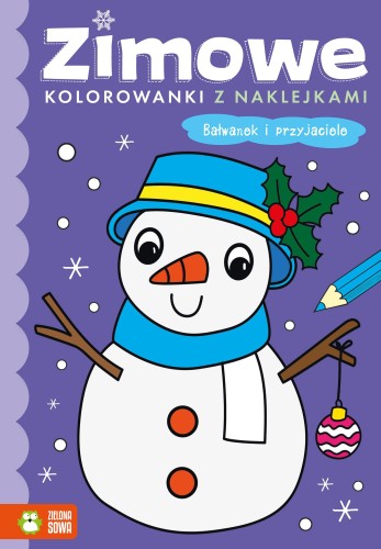 Bałwanek i przyjaciele. Zimowe kolorowanki z...