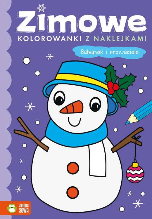 Bałwanek i przyjaciele. Zimowe kolorowanki z...