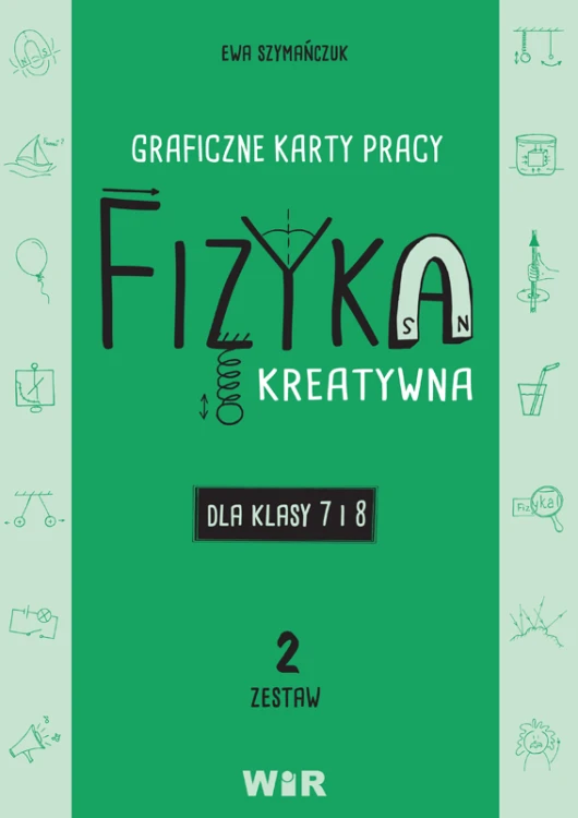 Fizyka kreatywna graficzne karty pracy dla...