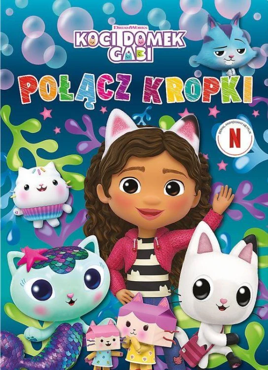 Koci domek Gabi. Połącz kropki