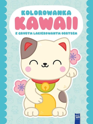 Kolorowanka Kawaii z grubym lakierowanym...