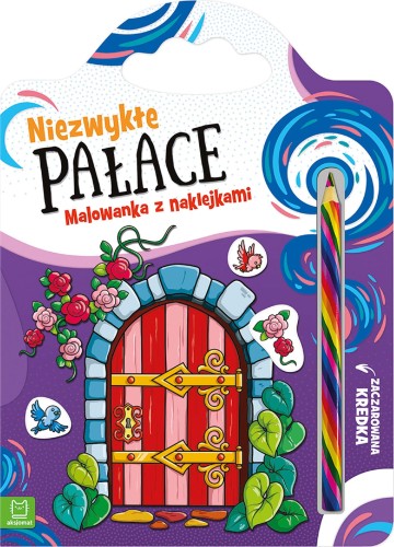 Niezwykłe pałace. Malowanka z naklejkami....
