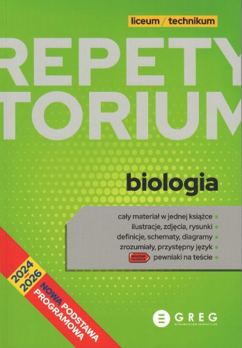 Biologia. Repetytorium. Liceum/technikum wyd. 2026
