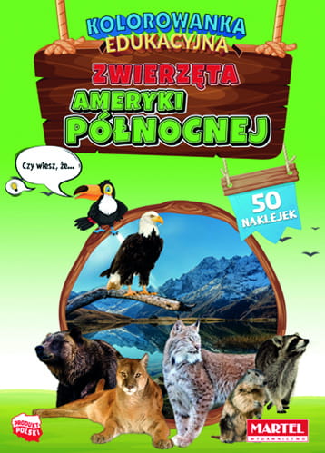 Zwierzęta Ameryki Północnej. Kolorowanka z...