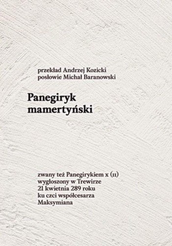 Panegiryk mamertyński, Mamertyn Senior